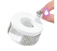 Gel Nail Magnet - Create Effects & Rotating Patterns, Automatic 360 Degree Swivel, Precision Magnetic Wand and Rhinestone Inlay, High Strength Neodymium Core - for Manicure & Pedicure