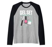 Gel Nail Manicure Field Guide Raglan Baseball Tee