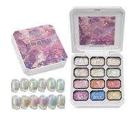 Gel Nail - Manicure Fingernails High Pigment | 24g Beating Gels for Nail Lovers Beginners Professionals Home Salon Collecting Wedding Travel