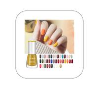 Gel Nail Polish 8ml Silky Smooth Nails Gel-Polish Easy Peel Off Water Based Nail-Polish Candy Macaroon Collection Required Soak Off UV/LED for Starter DIY Nail-Art Salon Manicure Kit