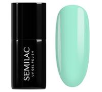 Semilac UV Nail Polish 972 Mint to Be 7ml - Fresh Mint Green Even Coverage - One Touch Pastels Collection