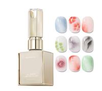 Gel Nail Polish Blooming, 15ml UV Bloom Nail Polish Stamping, Long-Lasting Clear Blossom Fingernail Coat Base for Traveling Home Outdoor School