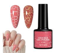 Gel Nail Polish | Gel Crackle Polish Oil | Manicure Pedicure For Professional | 7ml Girls Manicure Supplies, Fingernail Decorations For Salon, Home, Holiday, Prom, Dating