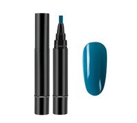 Gel Nail Polish Pens 3 In 1 - Nail Art Pens Varnish, Nails Dotting Painting Drawing Pens, Waterproof And Durable Nail Gel Pen Brush, Pull Line Painted Nails Dotting Tools Set for Diy Designs (P)
