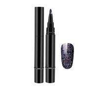 Gel Nail Polish Pens 3 In 1 - Nail Art Pens Varnish, Nails Dotting Painting Drawing Pens, Waterproof And Durable Nail Gel Pen Brush, Pull Line Painted Nails Dotting Tools Set for Diy Designs (G)