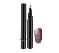 Gel Nail Polish Pens 3 In 1 - Nail Art Pens Varnish, Nails Dotting Painting Drawing Pens, Waterproof And Durable Nail Gel Pen Brush, Pull Line Painted Nails Dotting Tools Set for Diy Designs (L)