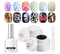 Gel Nail Polish - Professional Fingernail Base Coat,Drawing Painting Nails Polish - for Indoor Home Business Trip School Travel Outdoor Friend Sister Girlfriend Wife