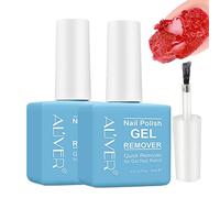 Gel Nail Polish Remover, Gel Polish Remover Peel Off In 3-6 Minutes, Dont Hurt Your Nails(2 Pack) Remover for Nails