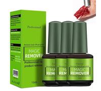 Gel Nail Polish Remover, Magic Remover Gel Polish, Gel Polish Remover for Nails, Professional Nail Polish Remover for Natural, Quick & Easy Polish Remover In 2-3 Minutes (3 Pcs)