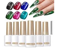 Gel Nail Polish Set,Magnetic 6 Colors Nail Gel | Manicure Molding Polish,for Fall Halloween Christmas Holiday Wedding Party Special Occasion Makeup Women