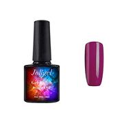 Gel Nail Polish Soak Off UV LED Nail Gel Polish, Red Grape Magenta Pink Color for Spring Summer for Nail Art Salon Design Semi-permanent Manicure Pedicure