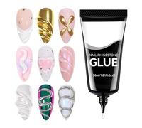 Gel Nail Sculpture Tool - 30ml Decoration Modelling Glue for Rhinestone | Modelling Gel for Nails | for Women Girls Beauty Salon Wedding Home Long-Lasting Reinforcement and Adhesion Carving Patterns M