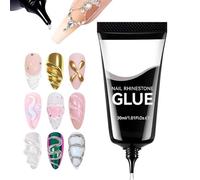 Gel Nail Sculpture Tool,30ml Modelling Rhinestone Glue Decoration | DIY Nail Craving Molding Gel | for Long-Lasting Reinforcement and Adhesion Manicure