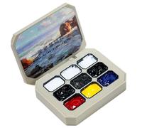 Gel Nail Set Pastel 9 Colors Shimmer Gel Palette Set