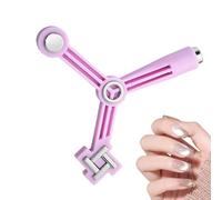 Gel Nail Tools | 4 in 1 Magnetic Adjustable Triangle | DIY Nail Tools for Manicure - For Outdoor Home Apartment Bedroom Salon Travel Beginners and