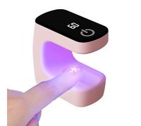 Gel Nail UV Light - UV Lamp Gel Nail Polish - Mini Manicure Curing Light for Workshop Activities Girls Beauty Lovers Busy Professionals Enthusiasts Salon Ladies Home Travel
