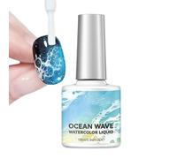 Gel Nail - Watercolor Gradient Manicure Paint, 10ML Soak Off Color Coat with High Pigment Formula, Smooth Blend Application Function, Ideal for Salon Home Wedding Party Use