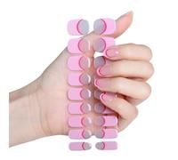 Gel Nails On The French Sticker Mood Nails Polish Stripes Manicure Stickers Nail Slips Semi-Sausage Gel Nail Strips