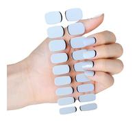 Gel Nails On The French Sticker Mood Nails Polish Stripes Manicure Stickers Nail Slips Semi-Sausage Gel Nail Strips