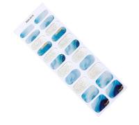Gel Nails Stickers Set 22Pcs Full Covers Wraps Quick Application Without UV Light Needed for Stylish Women Strips for Beginners