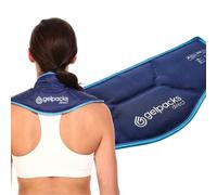 Gel Packs Direct - Reusable Hot & Cold Neck & Shoulder Ice Pack for Sports Injuries, Chronic Pain, Stiffness, Swelling, Pain Relief & More. Flexible Ice Wrap Cold Compress Shoulder Support.