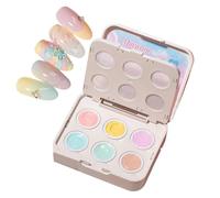 Gel Paint - 6ml Gel Nail Polišh Macaroñ Cushion GelGradient NailPolish Set | High Saturation Blending NailGel Polišh Sponge NaiļArť Tool Kit Concealer Color DIY Nail Decoration