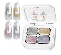 Gel Paint for Nails | 4 Colors Gel Nail Polish for Painting,Long Lasting Fingernails Cosmetics, Manicure Gradient Polish for Beach, Gathering, Traveling, Wedding