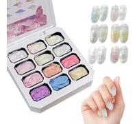 Gel Palette - 12 Colors High Pigmented Beginner Friendly - Gradient Nail Paint Gels,for Home, Salon, Workshop, DIY Enthusiasts, Technicians, Beginners, Women, Girls