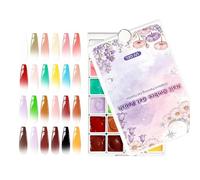 Gel Palette 24 Colors UV LED Curing High Pigmented Long-Lasting
