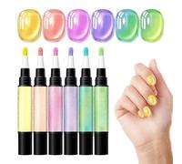 Gel Pen 6 Piece Quick-Drying Manicure Decoration Tools