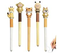 Gel Pen Set | Erasable Quick Drying Animal - Funny Fine Point Gel Pens | for Kids Students Home School Classroom Journaling Scrapbooking Note Taking Planner Diary
