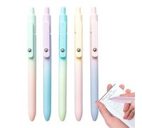 Gel Pens,0.7 mm Gel Pens Fine Point | 5 Piece Precision Tip Supplies Marker Stationery with Clip for Student Business School Work Teacher Professional