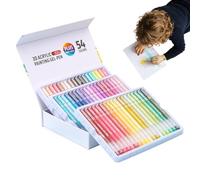 Gel Pens For Coloring - Fabric Drawing Markers, 12 Piece Retractable Set For Creative Arts, 1.0mm Tip Point Ink For Smooth Flow, Crafting Gear, Sketcher For Home, School And Journaling