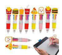 Gel Pens - Gel Pens for Writing | Gel Ink Pens | 4 Colours Retractable Gel Pens for Writing | 10 Pieces The Mud Poems Ergonomic Grip Stationery for Smooth Writing