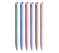Gel Pens, Quick-Dry Multicolor Set, 6-Piece Smooth Writing Stationery, Retractable Ballpoint for Teachers, Ideal for School, Calligraphy, Doodling, Sketching, Drawing, or Journaling