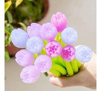 Gel Pens Stationery Office School Supplies Silicone Creative Cute Tulips in The Sun Change Color Flower 5 pcs Gift Simulation Gel Pens