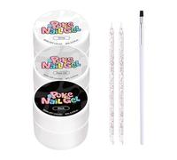 Gel Polish | Black and White Drawing Art Glue,Nail Polish Set,for Beginners Home Salon Studio Manicure Professional Grooming Personal Care