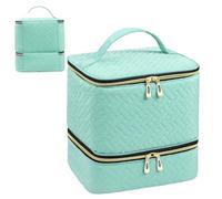 Gel Polish Organizer - Multi Layer Rack, Compact Carrying Box, Adjustable Nail Bottle Stand (Lightweight Scratch Resistant Material) | Space Saving Detachable Cosmetic Display For Professional Technic