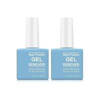 Gel Polish Remover, 2 PCS Gel Nail Polish Remover Quickly & Easily Portable for Nails Non-Irritating Soak Off Multi-use Nail Glue