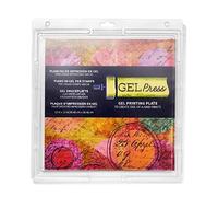 Gel Press Monoprinting Print Plate - 12” X 12” (30.5 X 30.5 cm) Gel Plate - Printmaking Supplies - Reusable Gel Printing Plates for Press Art for Card Making, Scrapbooking, Journaling, Arts & Crafts