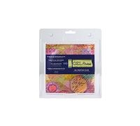 Gel Press Monoprinting Print Plate - 6” Circle (15.2 cm) Gel Plate - Printmaking Supplies - Reusable Gel Printing Plates for Press Art for Card Making, Scrapbooking, Journaling, Arts & Crafts