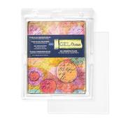 Gel Press Monoprinting Print Plate - 8” X 10” (20.3 X 25.4 cm) Gel Plate - Printmaking Supplies - Reusable Gel Printing Plate for Press Art for Card Making, Scrapbooking, Journaling, Arts & Crafts