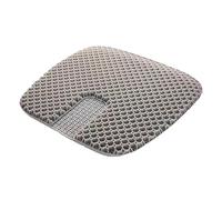 Gel Seat Cushion For FIAT Ducato 2014-2025, Soft Sitter Honeycomb Cushions Cooling Breathable Ergonomic Support Pad for Office Chair Wheelchair,Grey-46 * 43cm