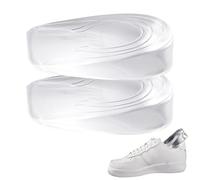 Gel Shoe Insoles, Invisible Height Increase Insole, Silicone, Gel Heel Lift for Shoes, Low Shoe Insoles for Men and Women, Heel Lift for Leg Length Difference