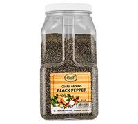 Gel Spice Coarse Ground Black Pepper 18-24 Mesh - Food Service Size - 5 Lbs