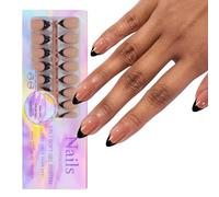 Gel Tips French Tip Press On Nails 14 Sizes X Coat Tips With Pre-applied Tip Primer & Base Coat