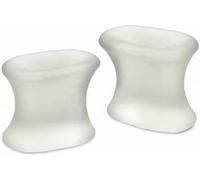 Gel Toe Rubbing Pads Separators - 6 Pack for Relieving Pain Due to Overlapping Toes, Hammer Toes, Blisters, Corns and Calluses - Silipos Brand (Medium - 5-7)