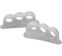 Gel Toe Separator Protective Cushioning, Overlapping Toe Corrector, Straightener, Divide and Align, Foot Pain Relief Hand Washable Reduce Pain, Discomfort, Swelling and Pressure Latex Free Small Size