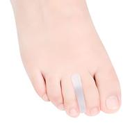 Gel Toe Separators DYKOOK 4 Pairs Flared Small Toe Spacers Toe Straighteners Helps with Bunions,Overlapping Toes Temporary Bunion Corrector Gel Toe Splint Toe Spreader-Small