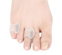 Gel Toe Separators, Pinky Toe Protector Spreader Small Silicone Toe Spacers, Cushions for Curled Overlapping Separate Toe Correct(Translucency Colour)